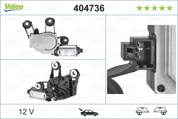 Motore tergicristallo - 404736 VALEO